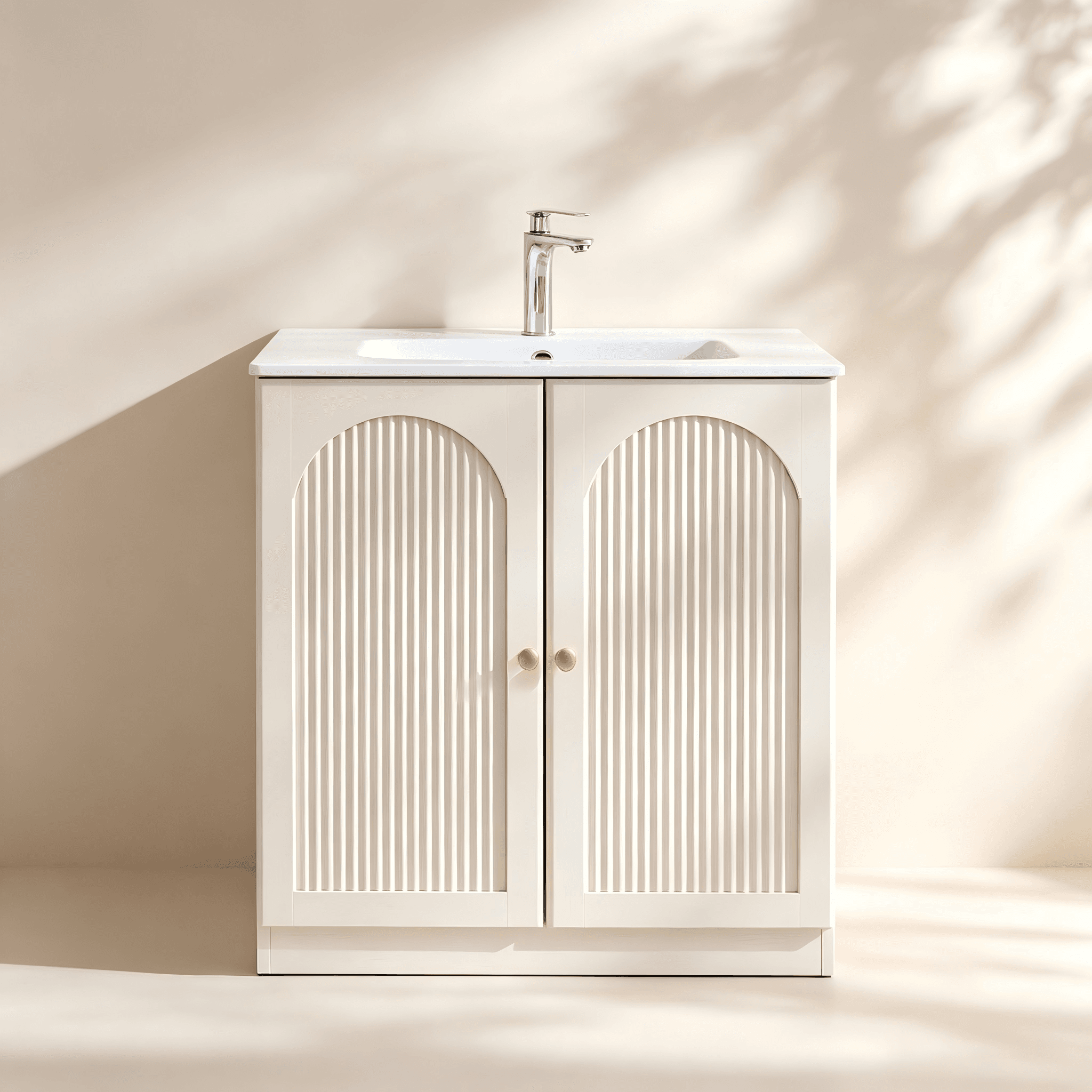Arched Double-Door Bathroom Vanity thumbnail view 1