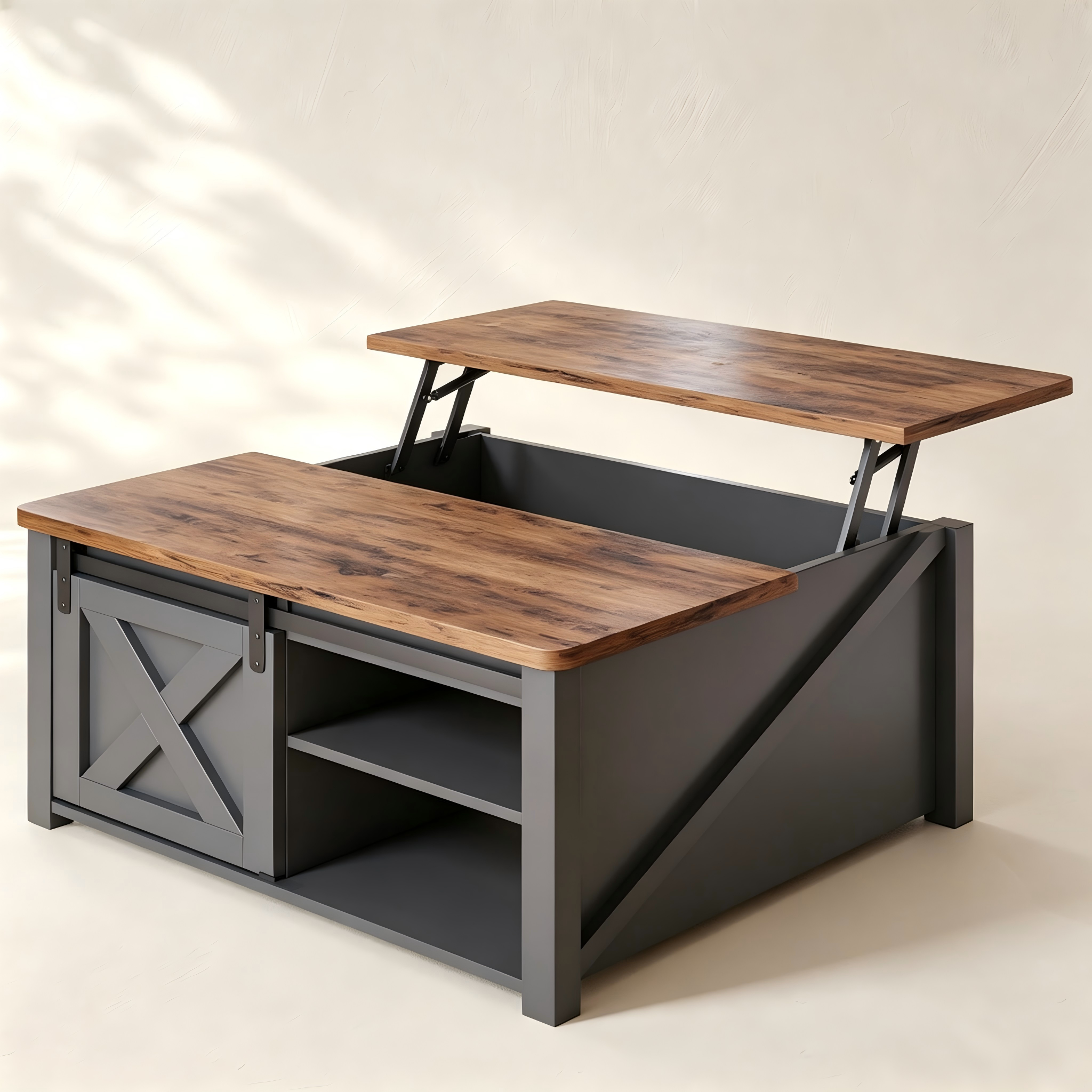 Farmhouse Lift-Top Coffee Table thumbnail view 2
