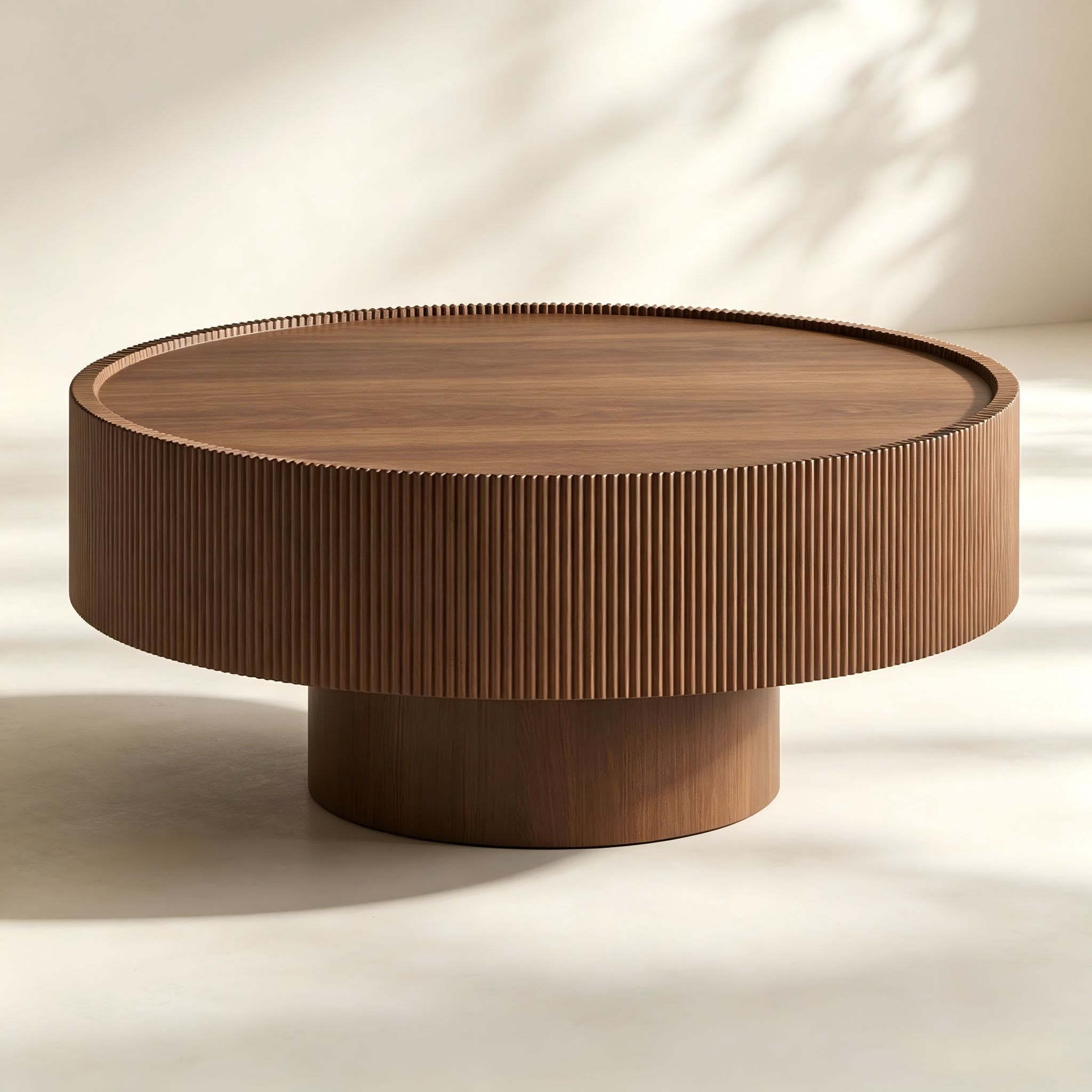 Round Pedestal Coffee Table thumbnail view 3