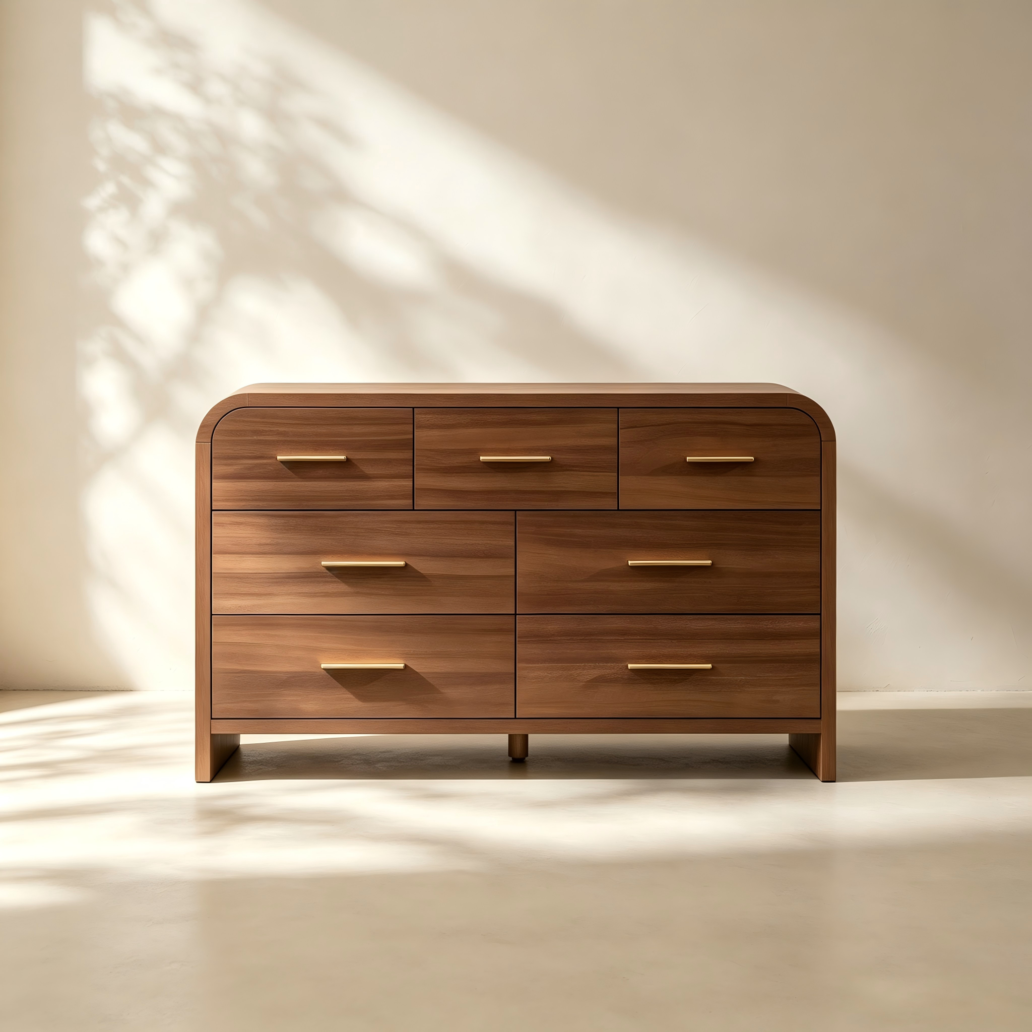 Rounded Seven-Drawer Dresser thumbnail view 2