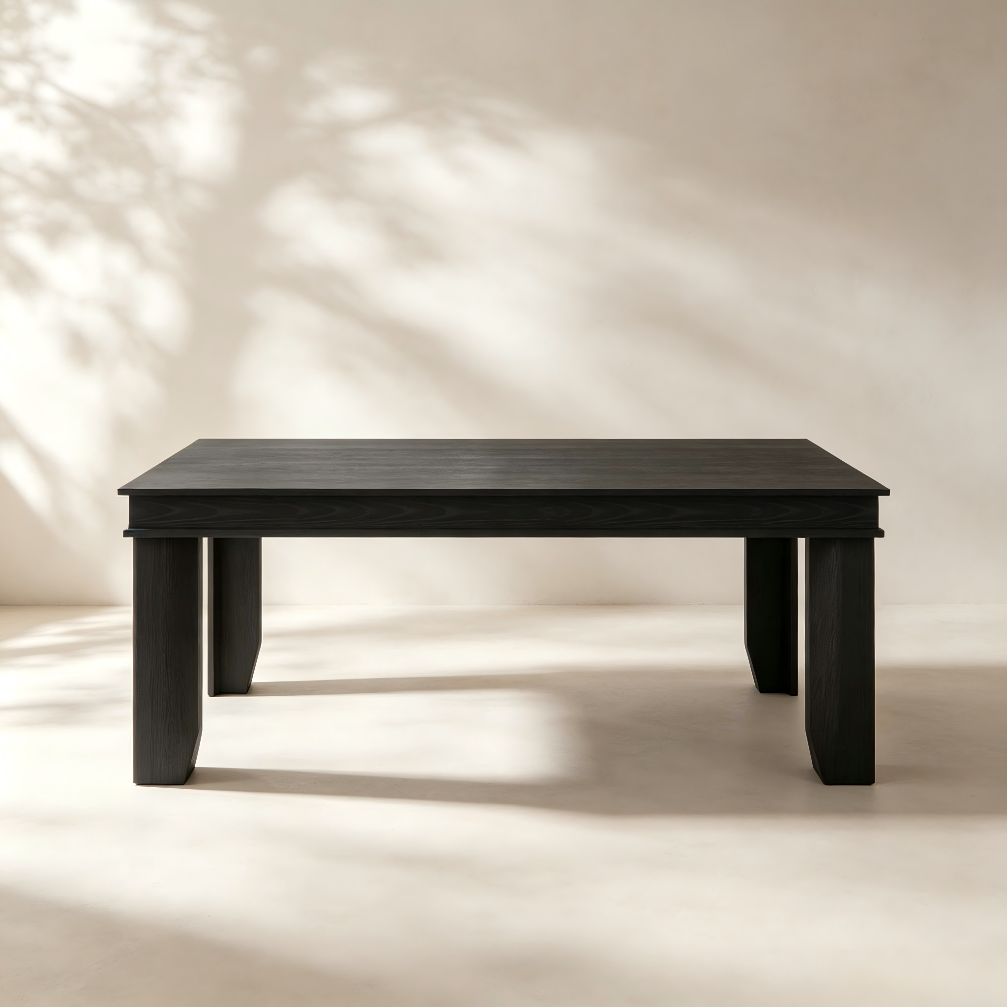 Rectangular Block-Leg Dining Table thumbnail view 2