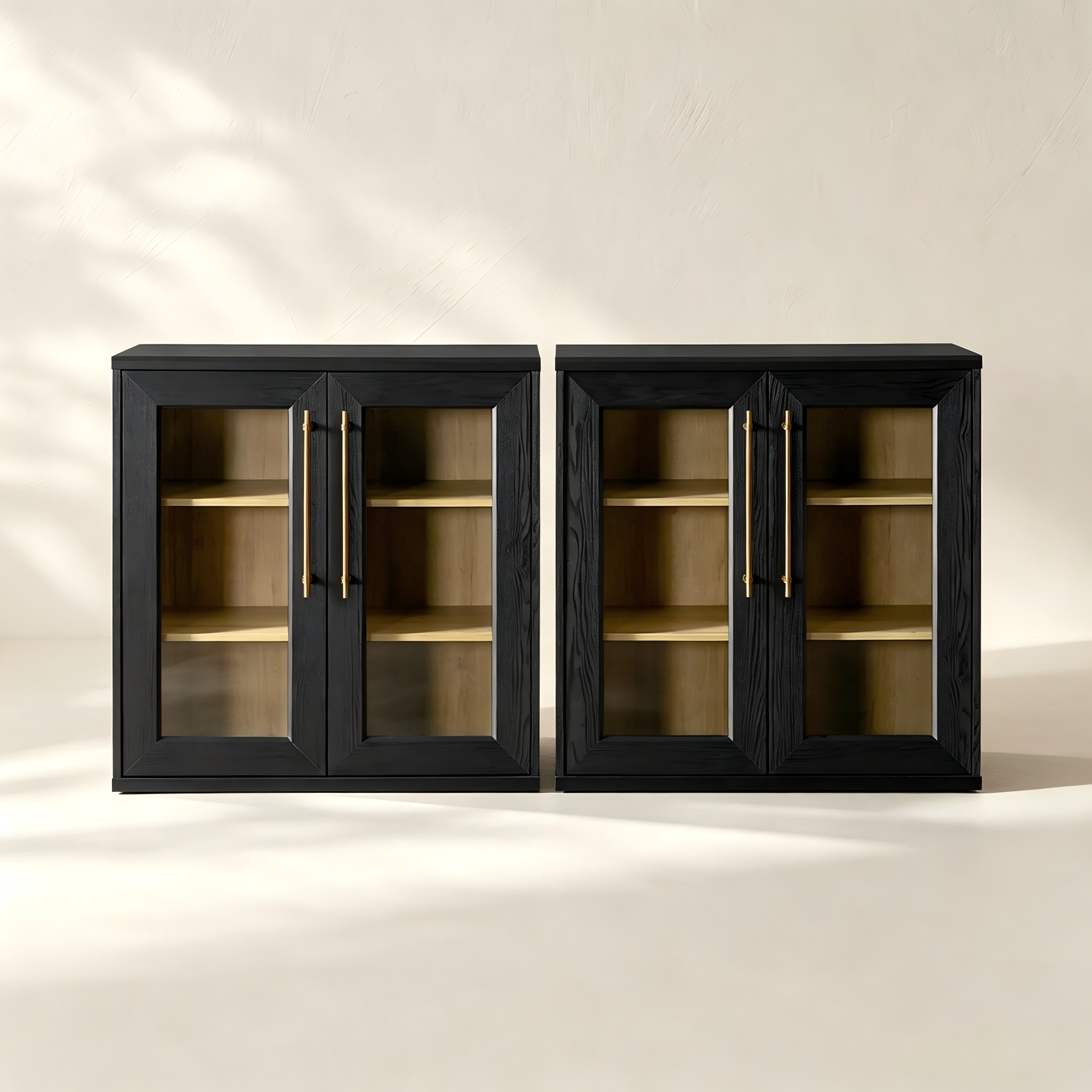 Four-Door Glass Display Sideboard thumbnail view 2