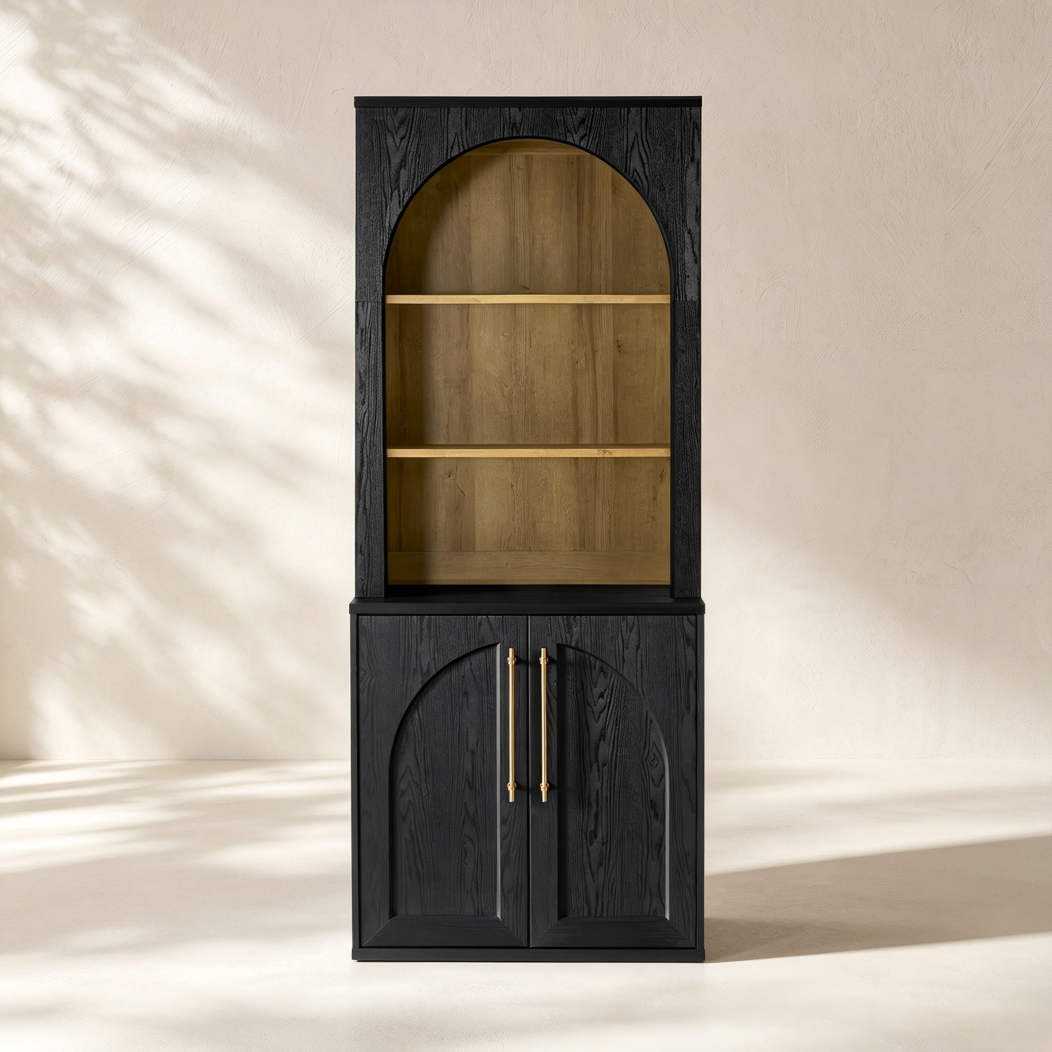 Arched Storage Hutch with Two Doors thumbnail view 2