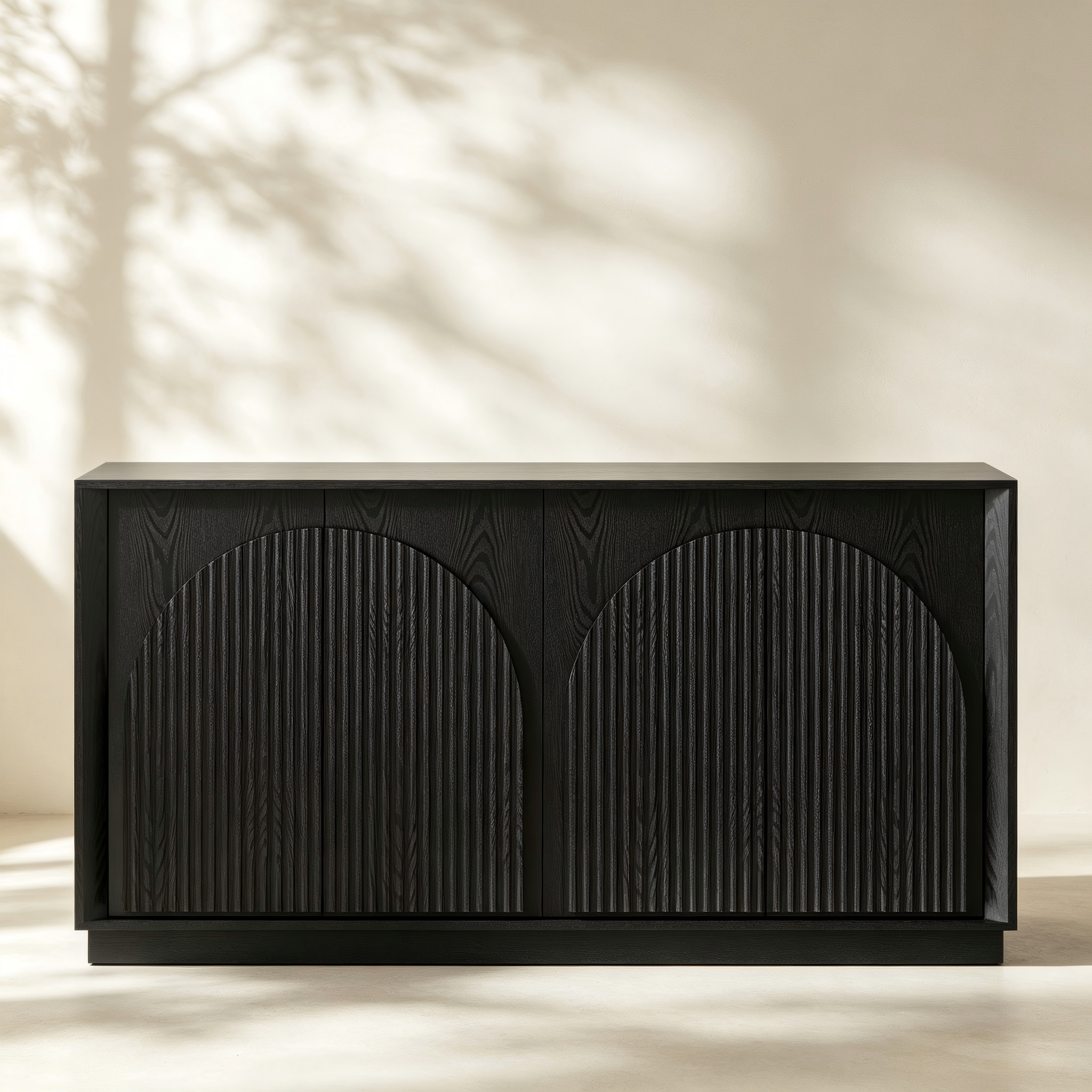 Arched Fluted Four-Door Sideboard thumbnail view 2
