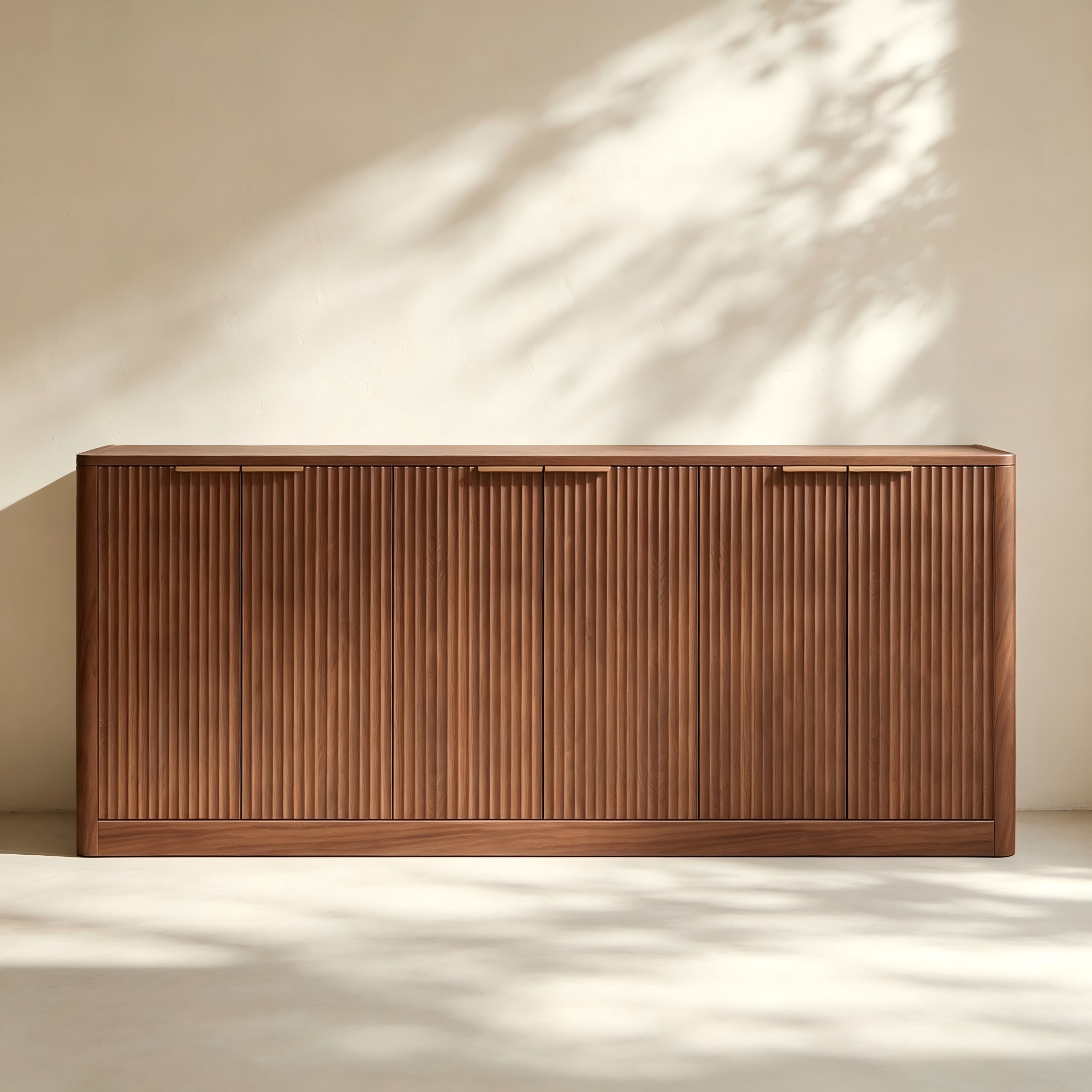 Modern Fluted Six-Door Sideboard thumbnail view 2