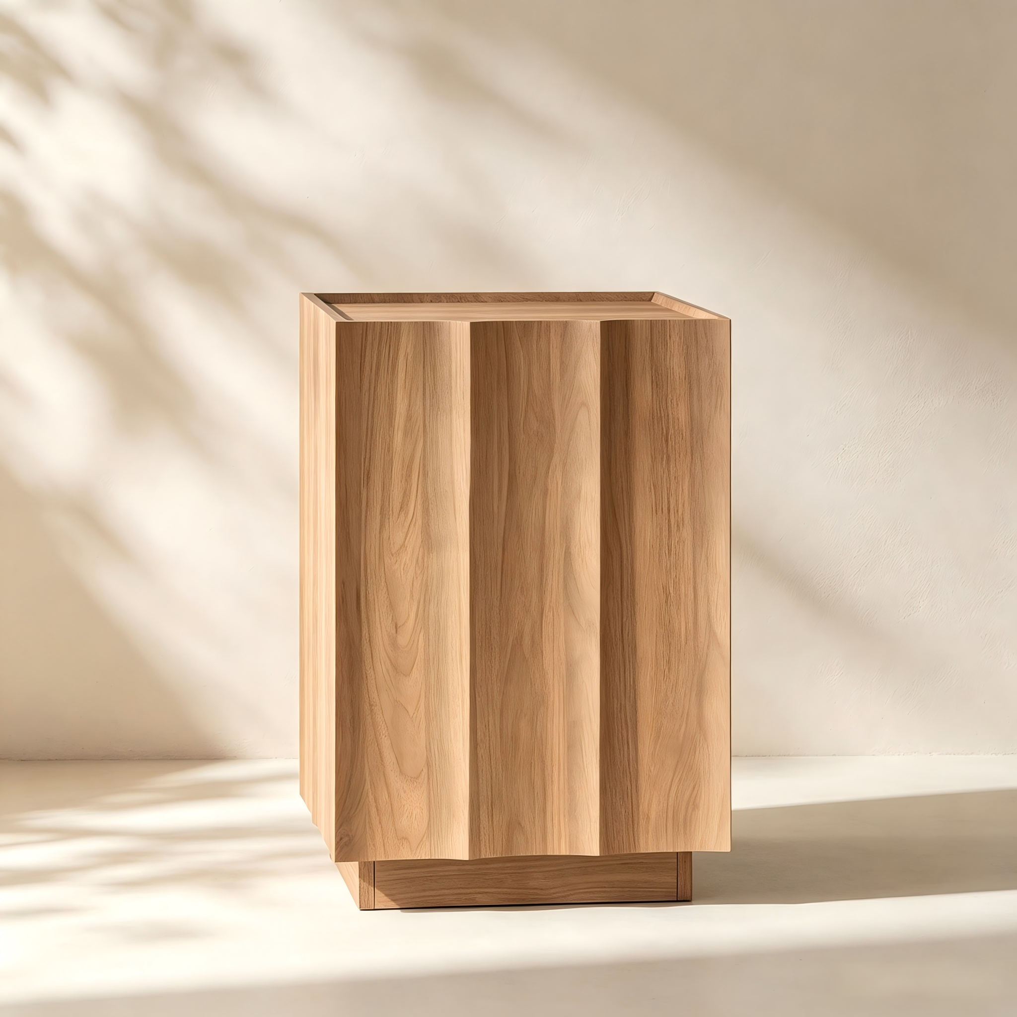 Minimalist Wood Side Table thumbnail view 1