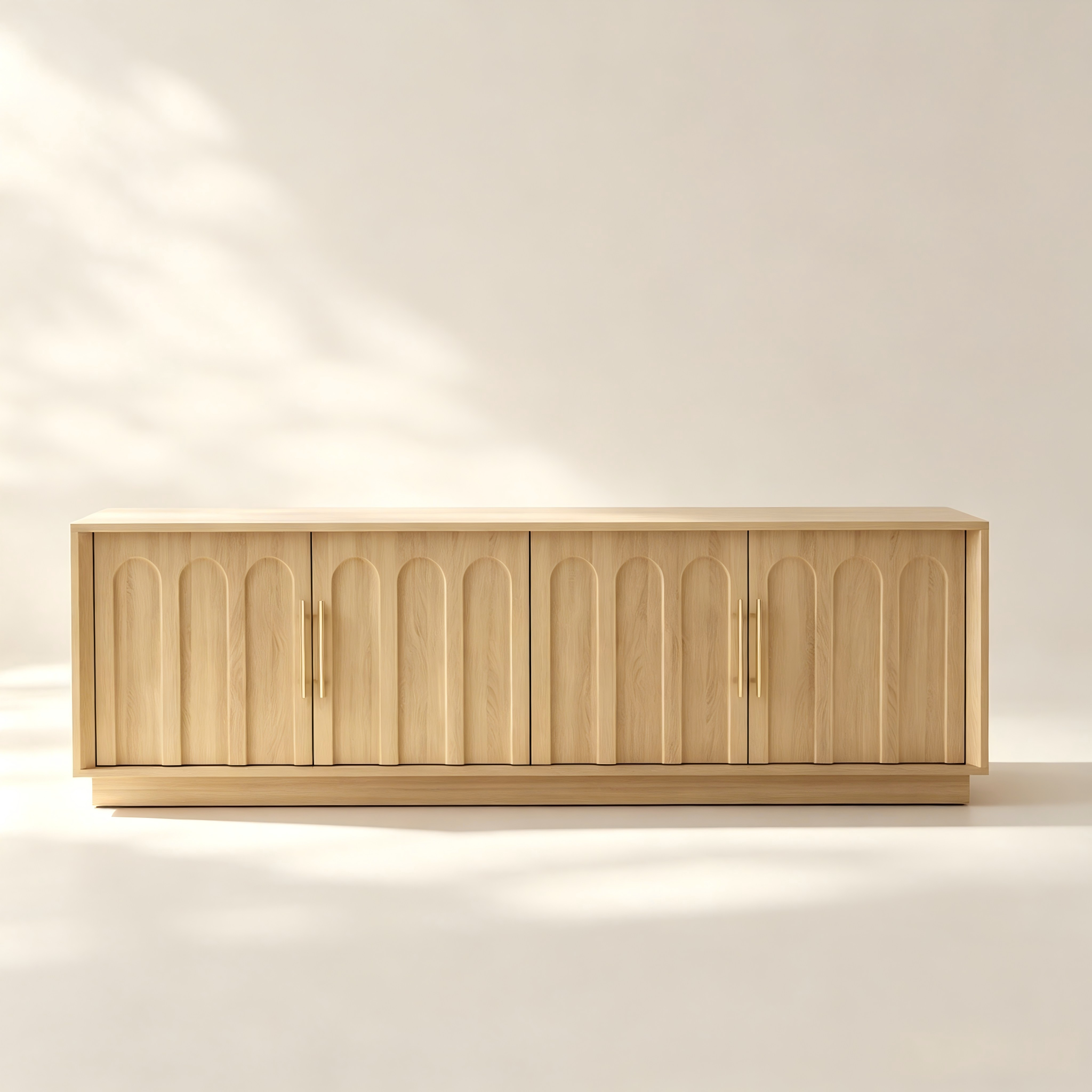 Arched Four-Door TV Stand thumbnail view 1