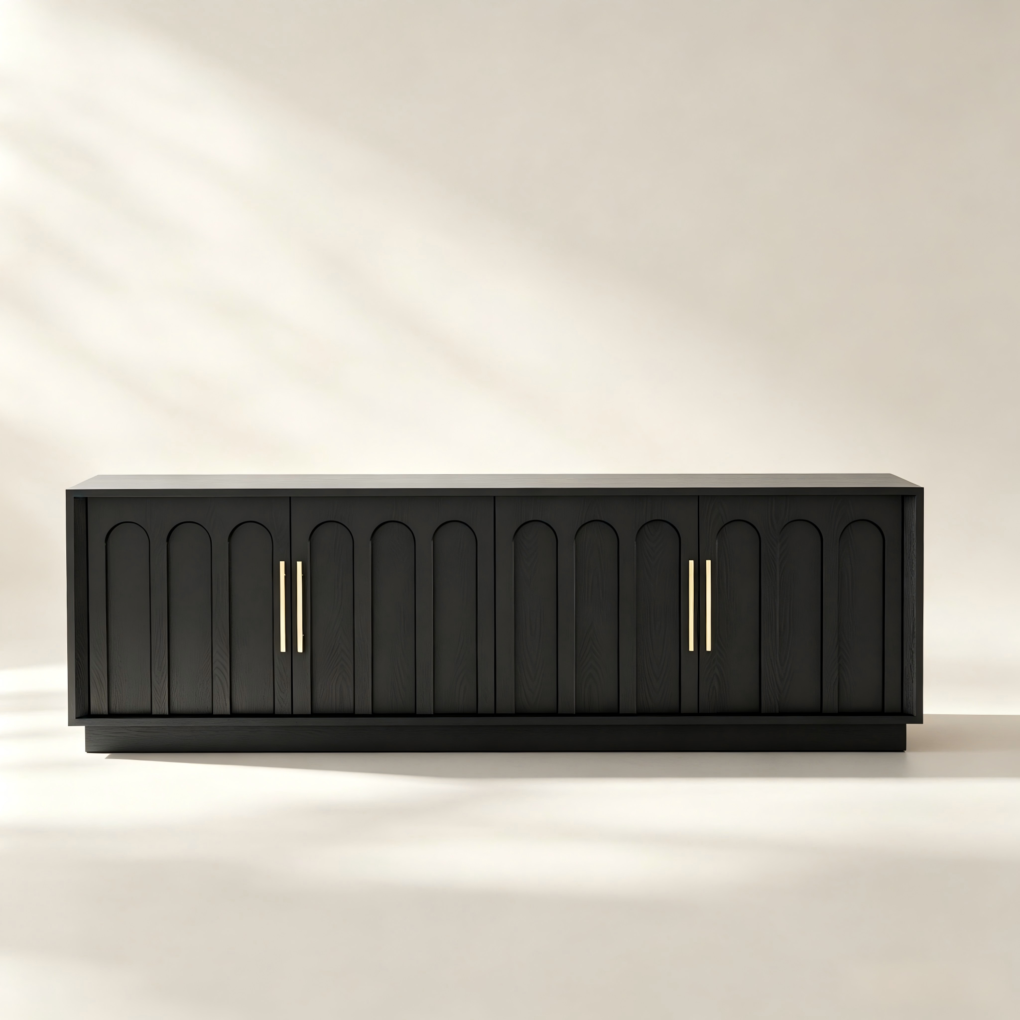 Arched Four-Door TV Stand thumbnail view 2