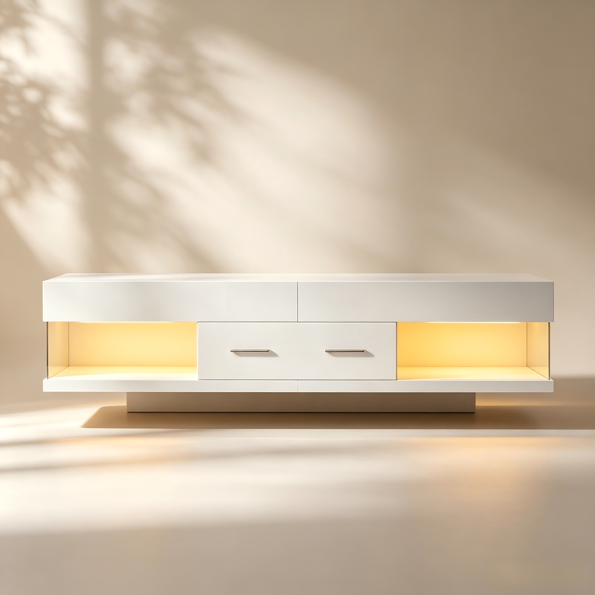 Floating LED TV Stand