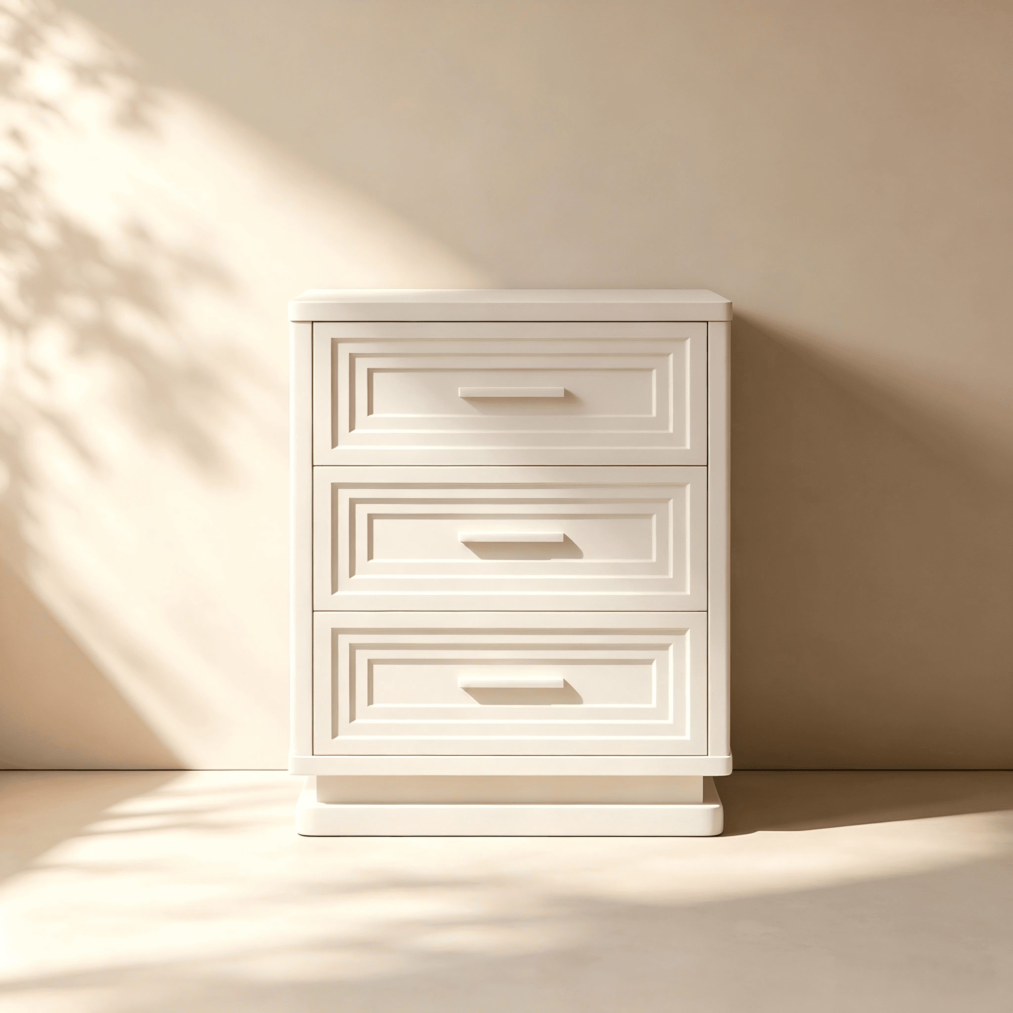 Modern wooden side table with drawer for bedroom and living room use