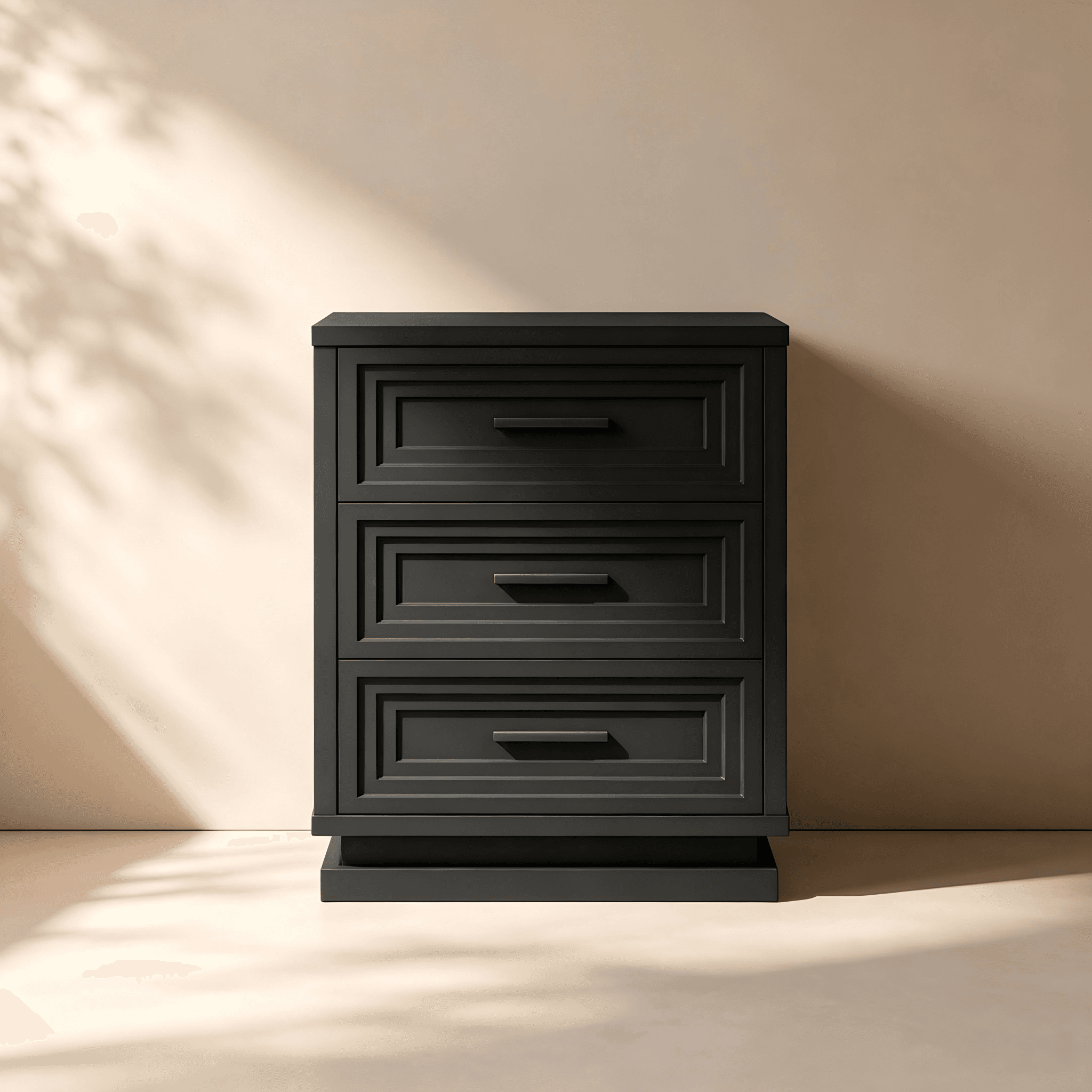 Modern Wooden Side Table with Drawer thumbnail view 2